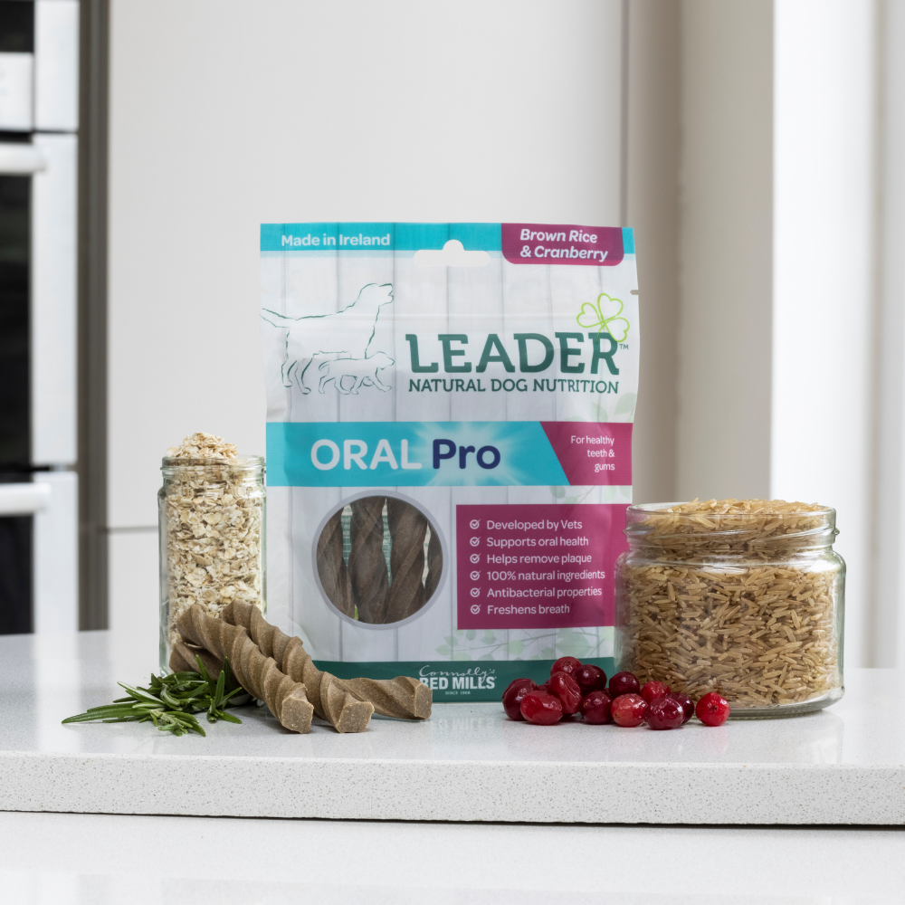 Gryzaki dentystyczne Leader Oral Pro z brązowym ryżem i żurawiną 2