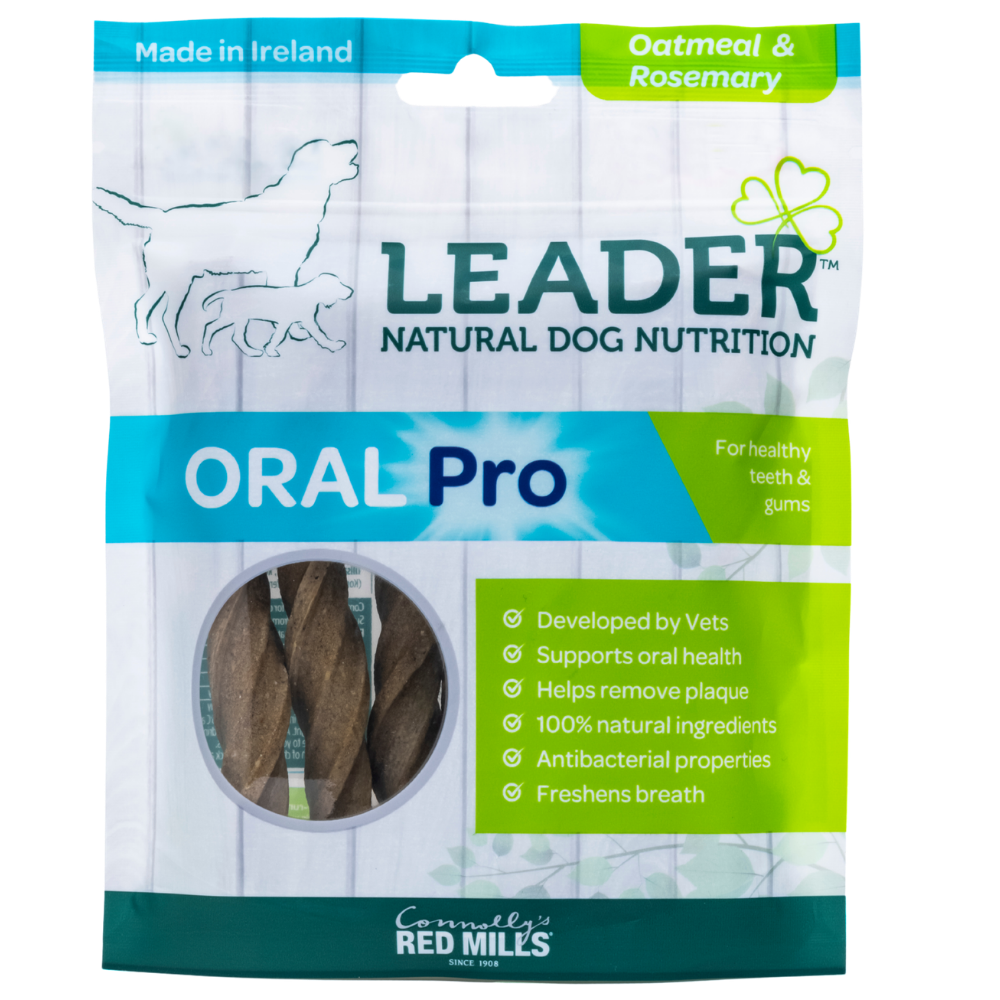 Gryzaki dentystyczne Leader Oral Pro z płatkami owsianymi i rozmarynem
